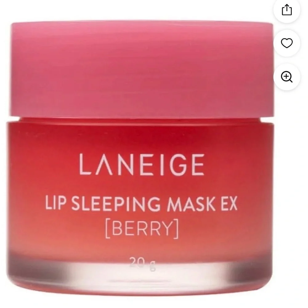 LANEIGE Lip Sleeping Mask EX in Pink Berry, .68 oz Full Size, NWT
